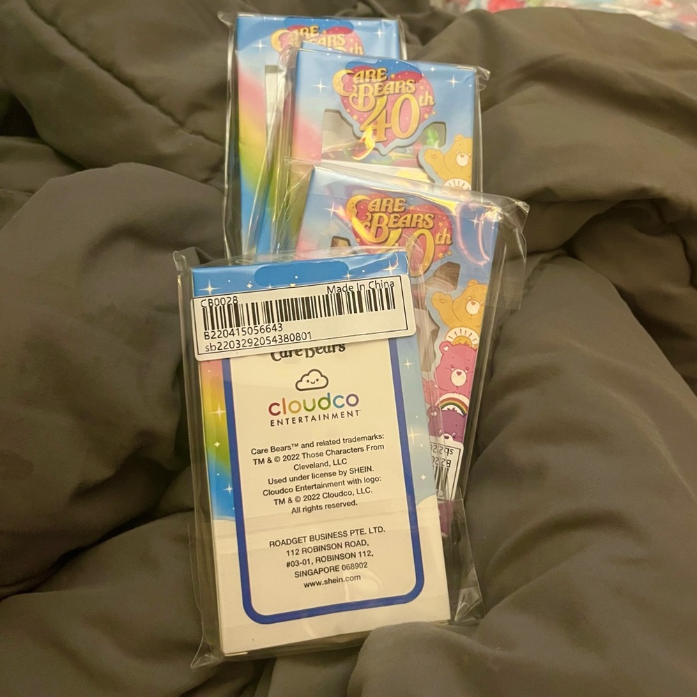 NWT - Care Bears 40th Anniversary Nail Set - Colorful Designs - 4 Boxes - Picture 2 of 7